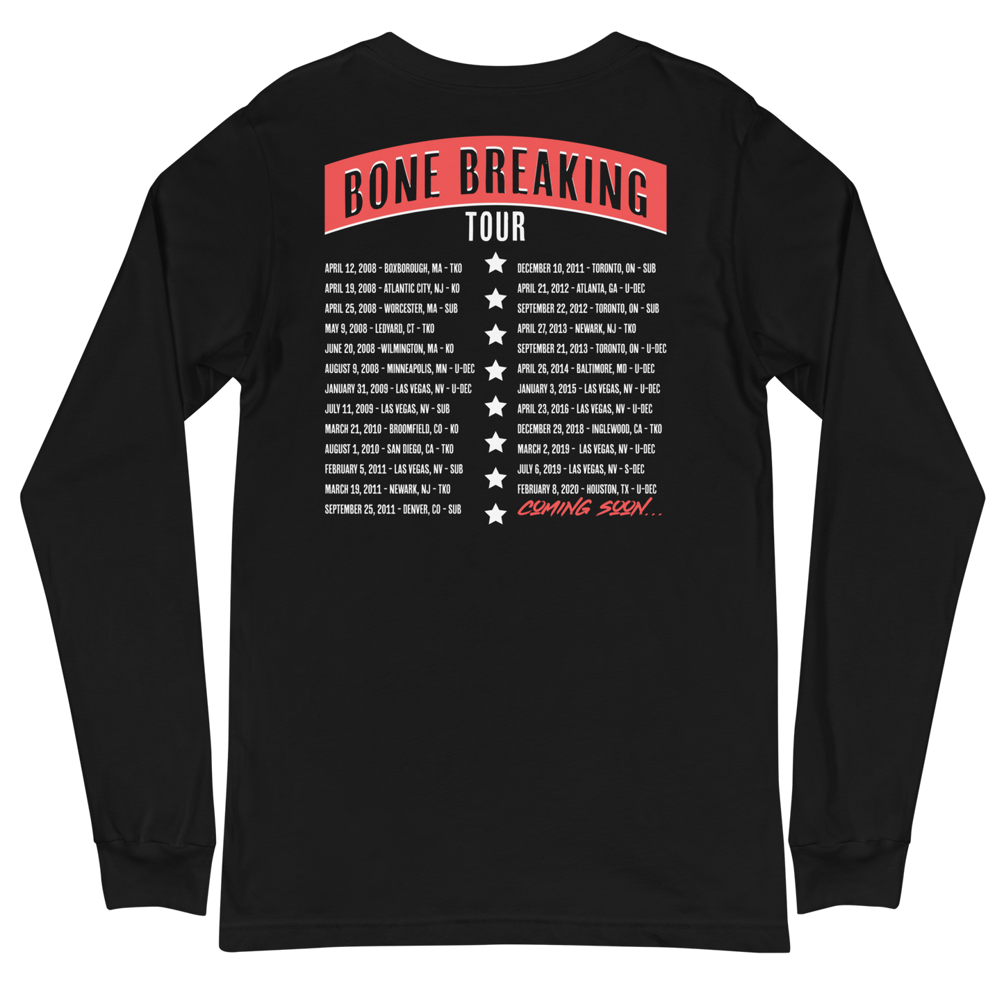 Jon Jones "GOAT" Long Sleeve