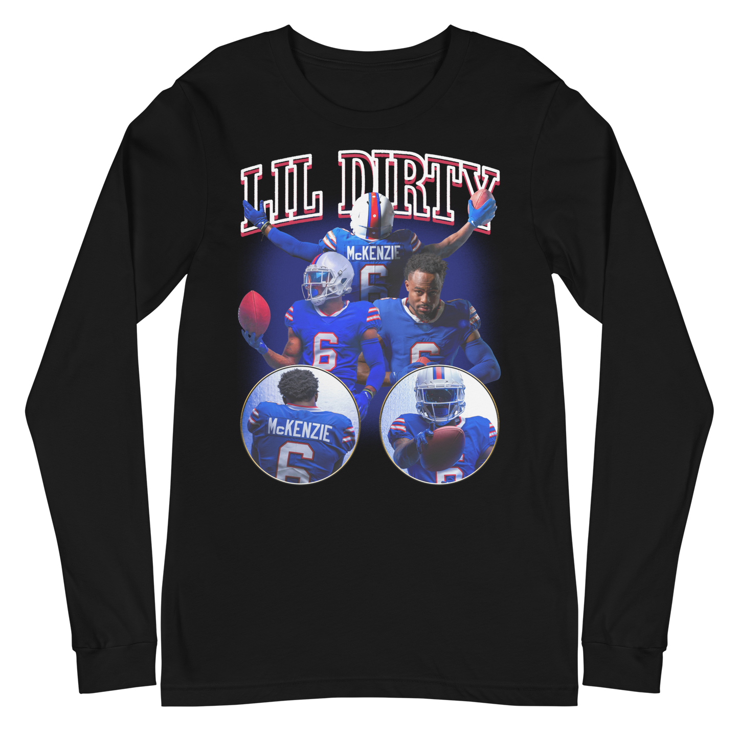 Isaiah McKenzie "Lil Dirty" Long Sleeve Shirt