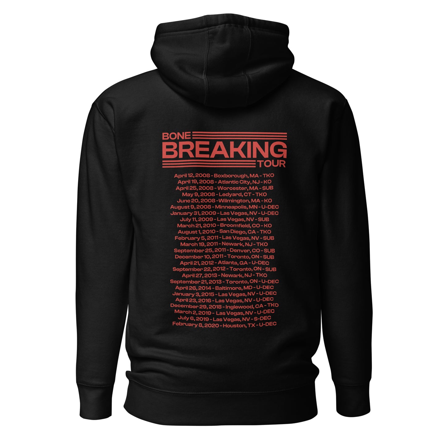 Jon Jones "Bone Breaking Tour" Hoodie
