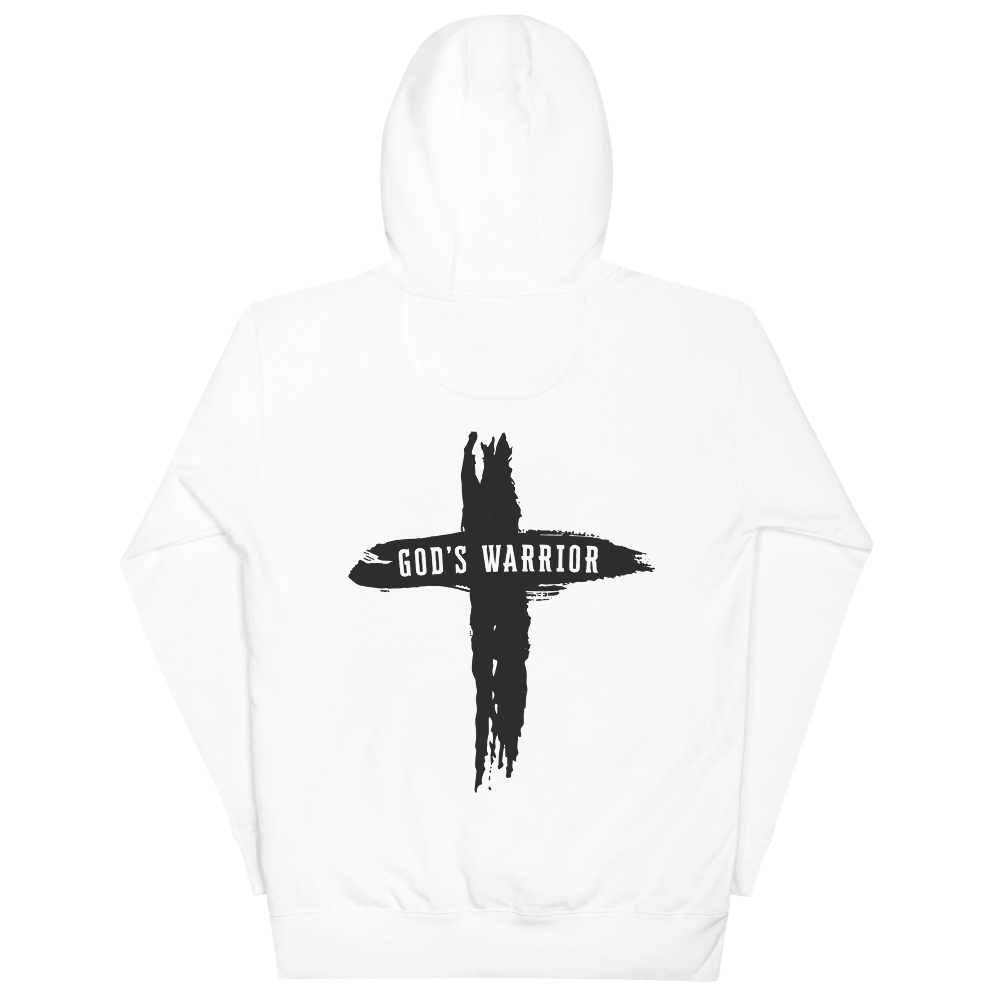 Jacob Phillips "God's Warrior" 3 Hoodie White