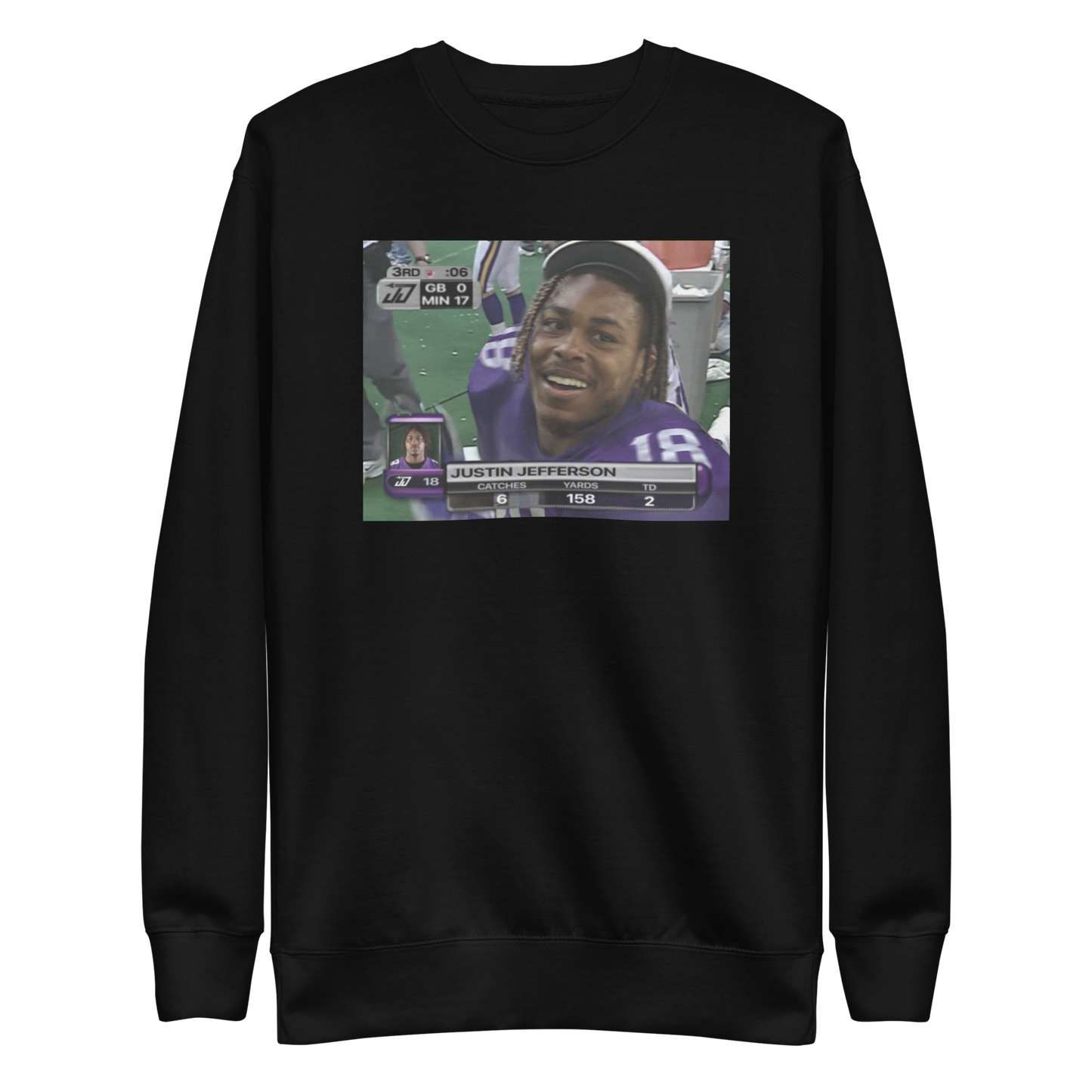 Justin Jefferson "Throwback" Sweatshirt