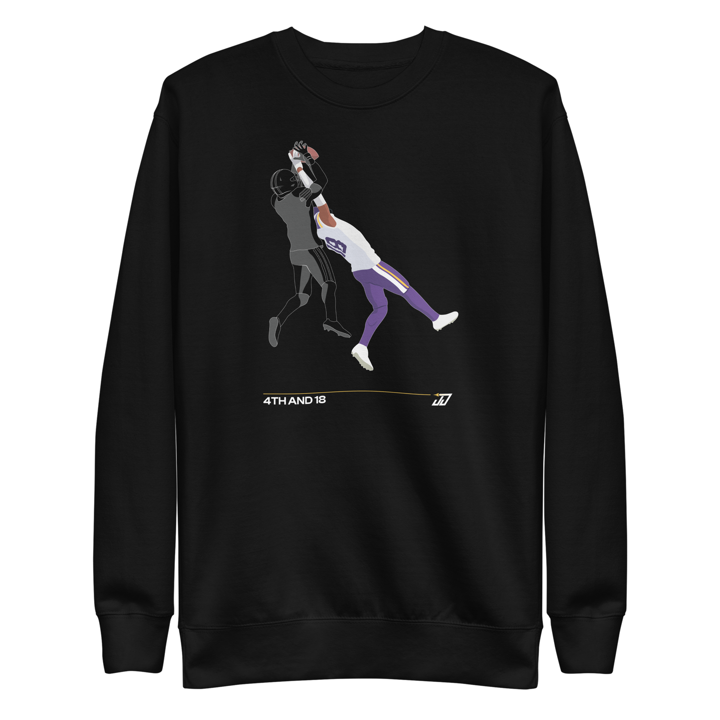 Justin Jefferson "4th & 18" Sweatshirt