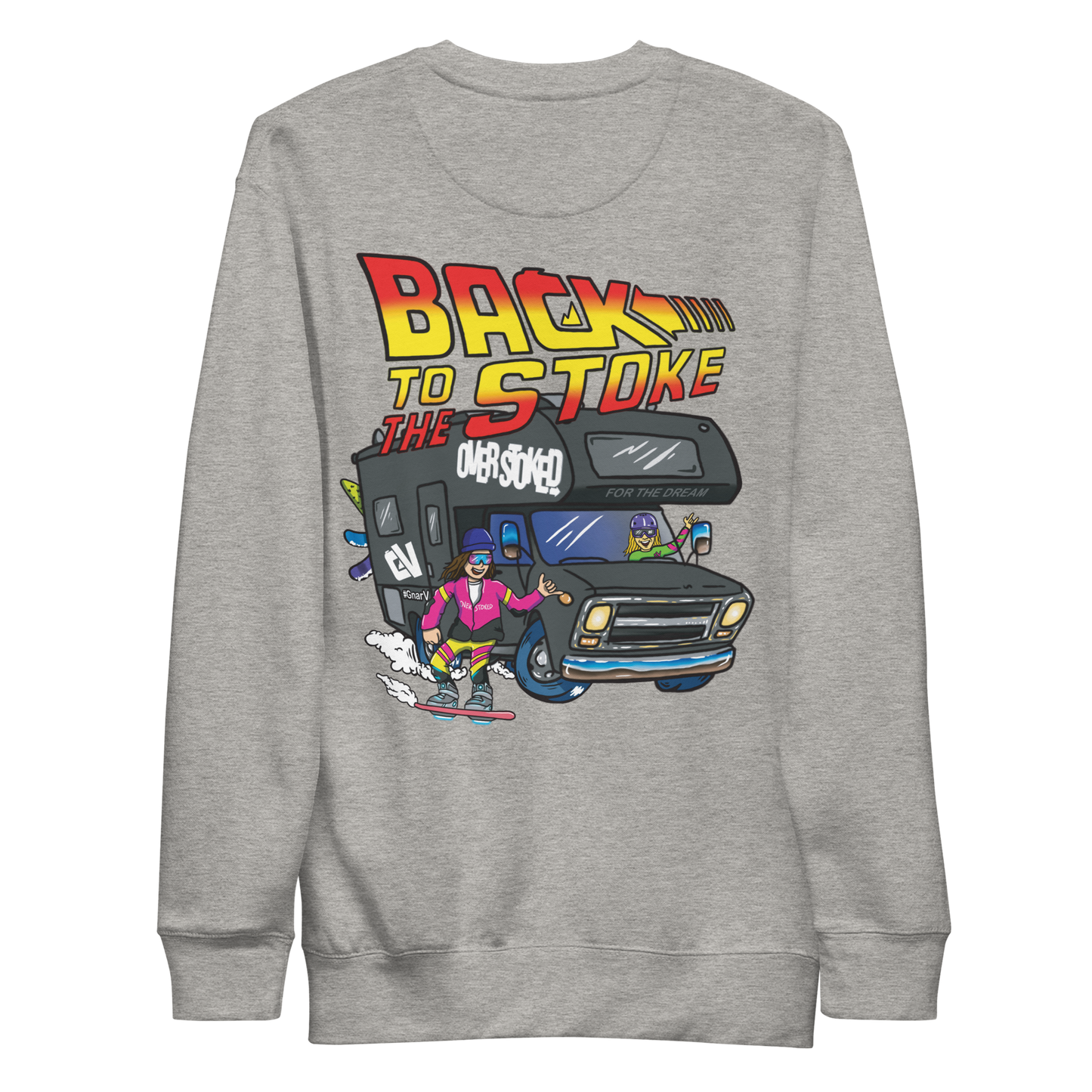 Casey Willax "Back to the Stoke" Illustration Sweatshirt