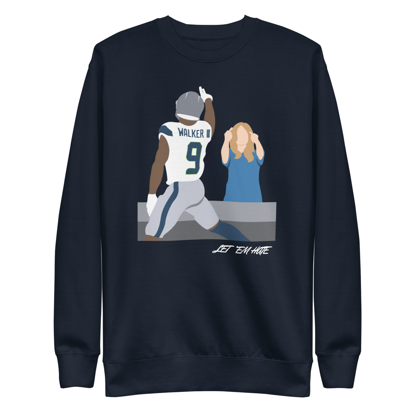 Kenneth Walker III "Let 'em Hate" Sweatshirt