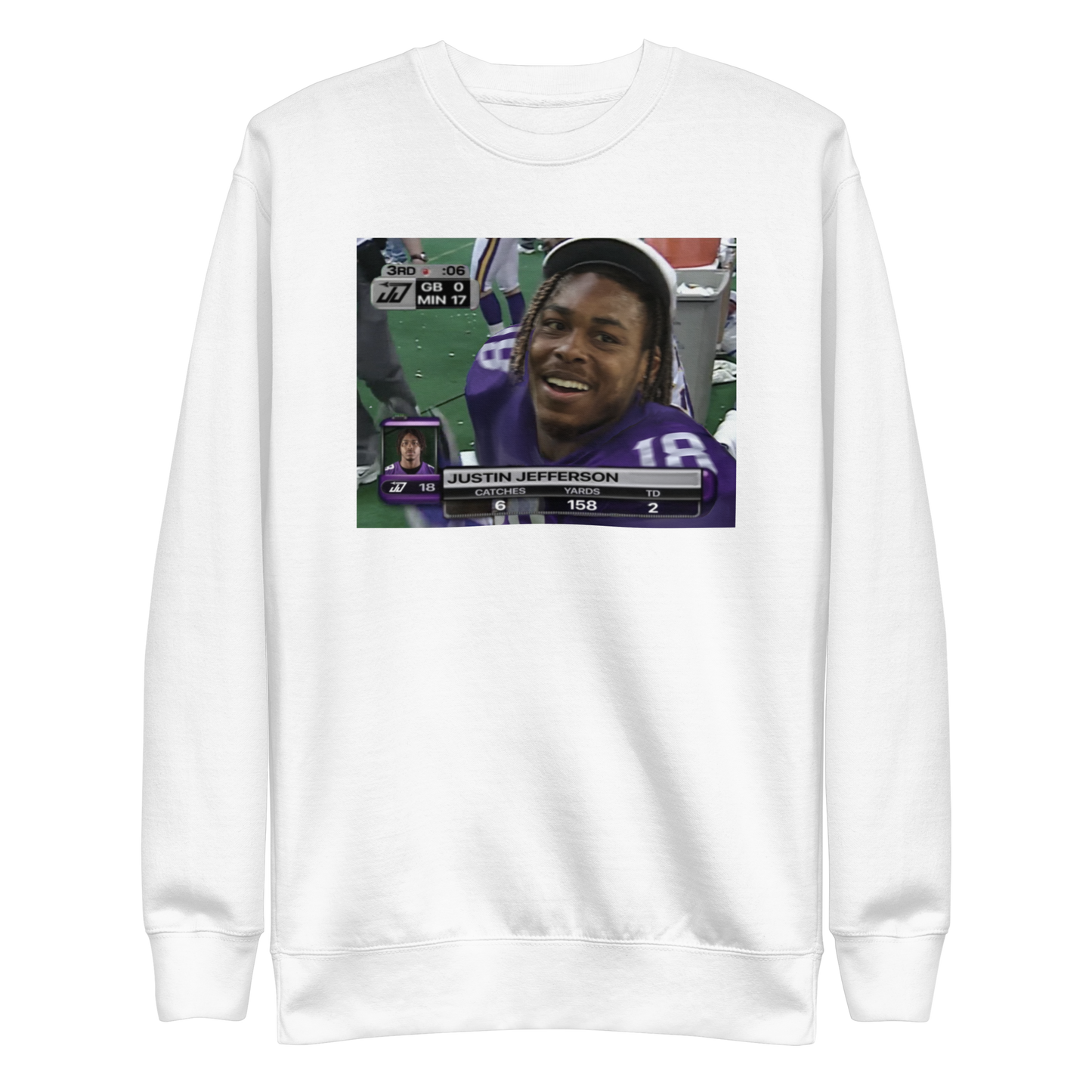 Justin Jefferson "Throwback" Sweatshirt