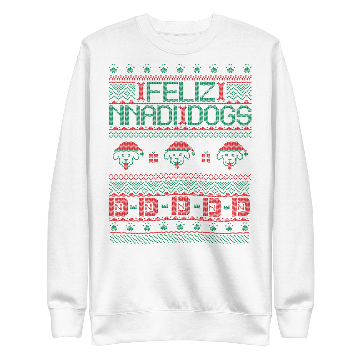 Derrick Nnadi Feliz Nnadi Dogs "Christmas" Sweater