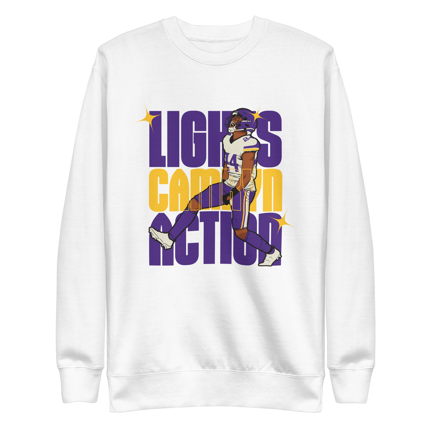 Cam Bynum "LIGHTS CAMRYN ACTION" Sweatshirt