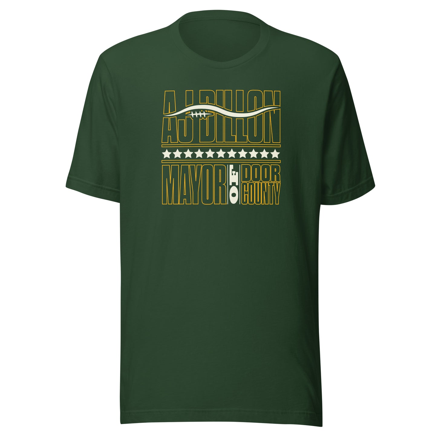 AJ Dillon "Mayor of Door County" T-Shirt Green