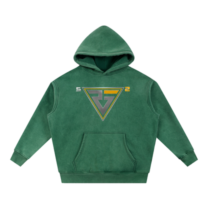 Rashan Gary Silver Logo Oversized Hoodie