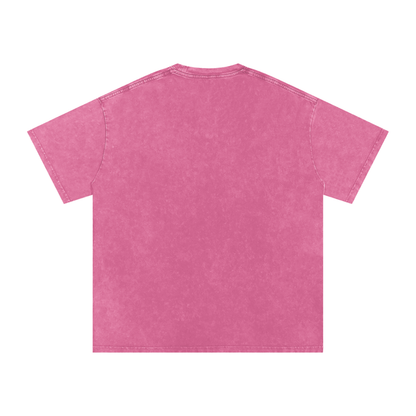 Flau'jae Johnson "Stay Over There" Washed Box T-shirt Pink