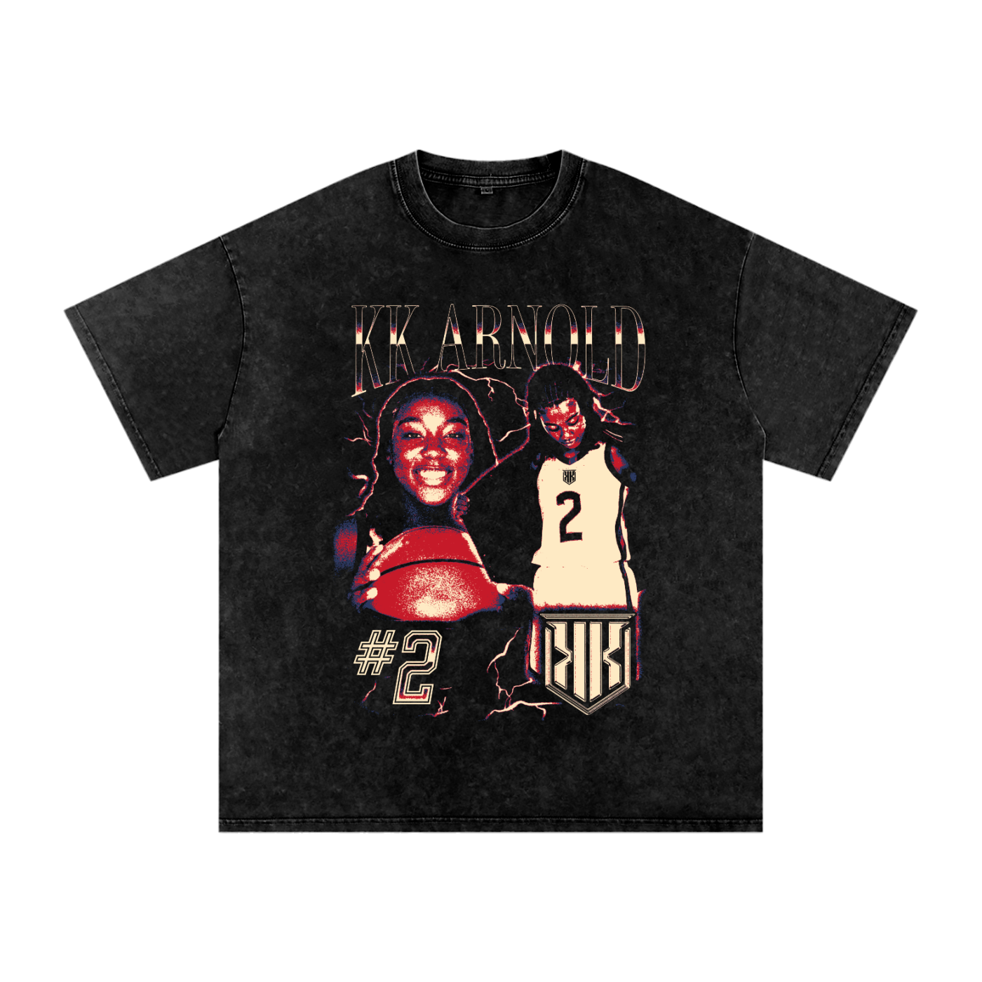KK Arnold "Vintage" Oversized Stonewash T-shirt