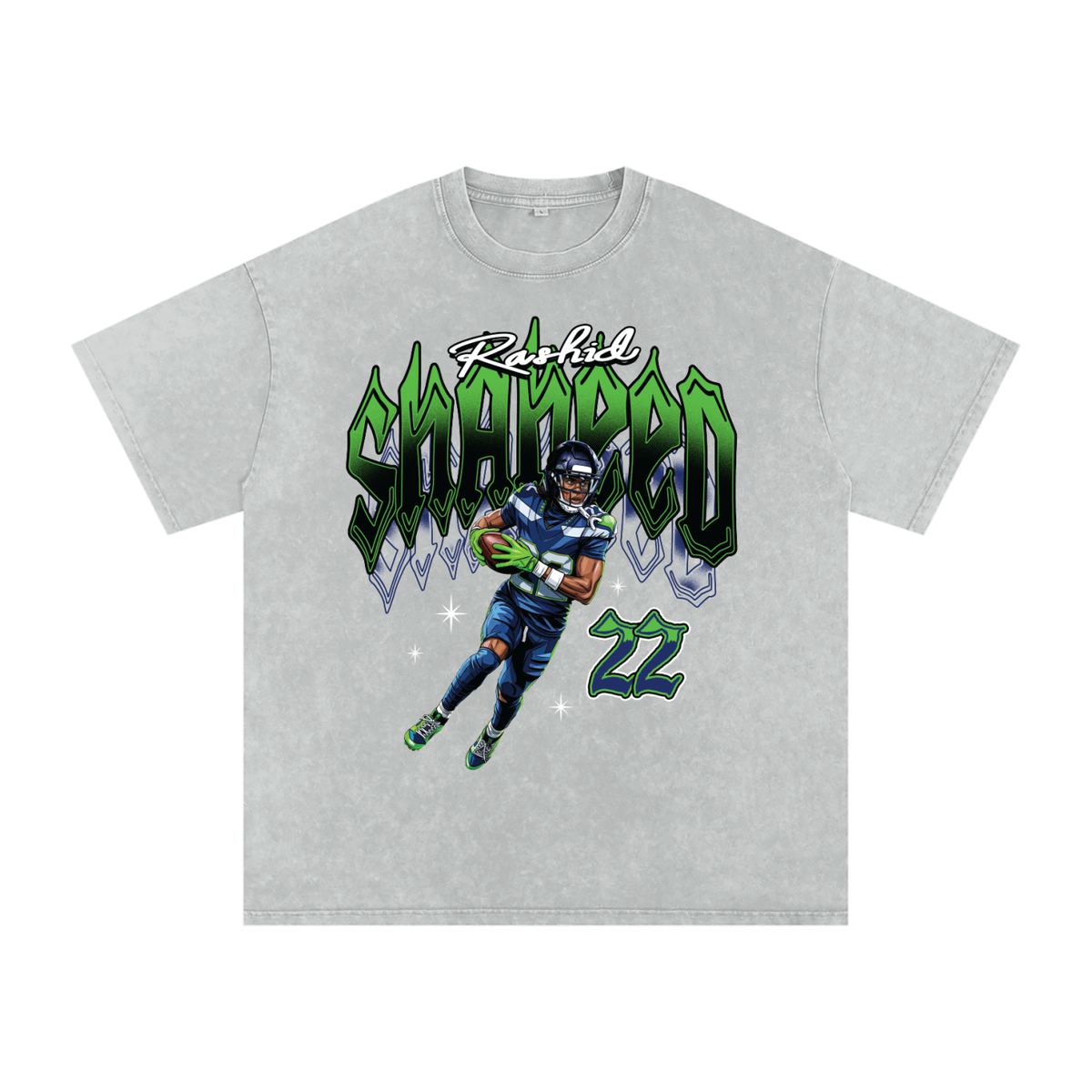Rashid Shaheed "Illustration" Oversized Washed T-Shirt