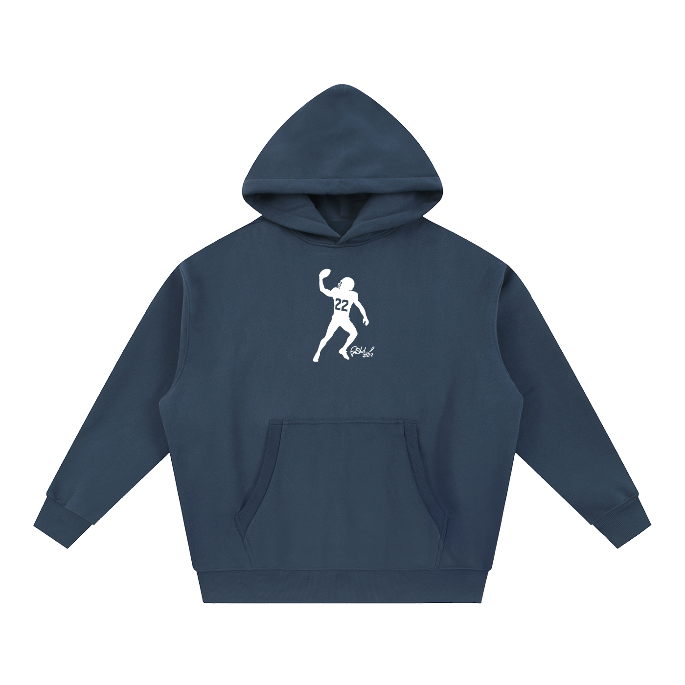 Rashid Shaheed Silhouette Oversized Boxy Hoodie
