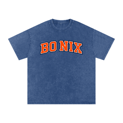 Bo Nix Jersey Boxy Washed T-shirt