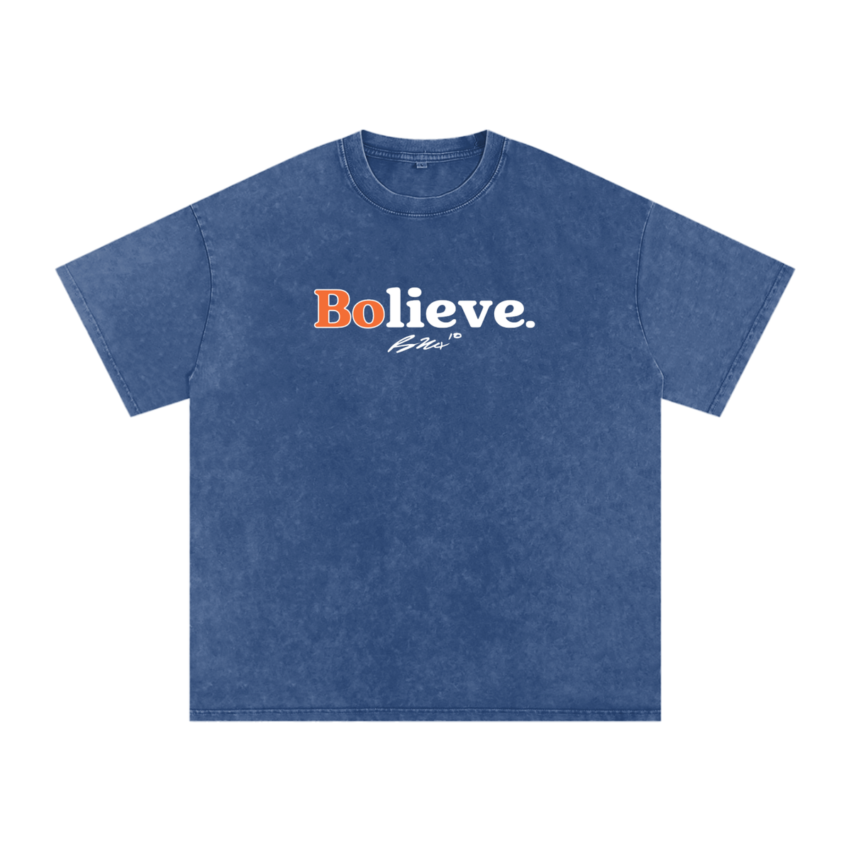 Bo Nix Bolieve Boxy Washed T-shirt