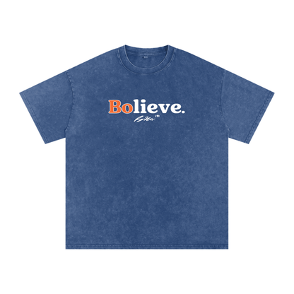 Bo Nix Bolieve Boxy Washed T-shirt