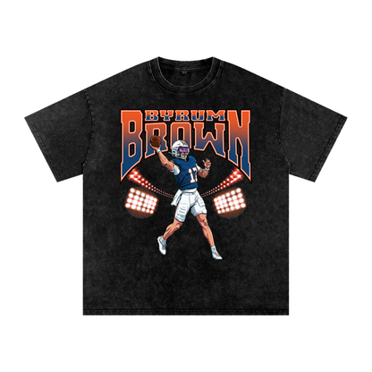 Byrum Brown "Illustration" Oversized Washed T-Shirt