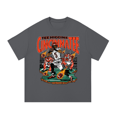 Tee Higgins CincinnaTee Illustration Oversized T-Shirt Faded Black