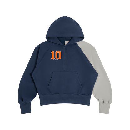 Bo Nix Signature Number Colorblock Hoodie