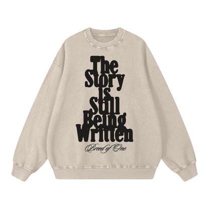 Jalen Hurts Still Written Washed Oversized Sweatshirt