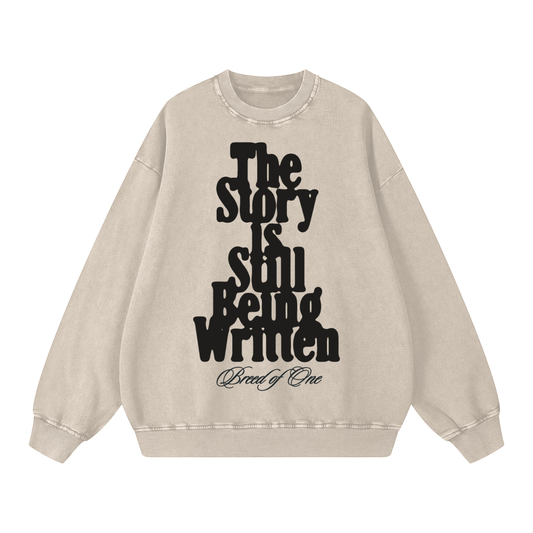 Jalen Hurts Still Written Washed Oversized Sweatshirt
