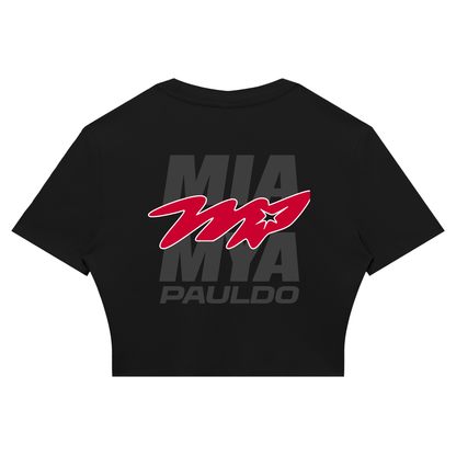 Women's Slim Ribbed Crop T-Shirt