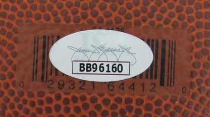 Patrick Ewing Autographed Spalding Basketball New York Knicks JSA 159603