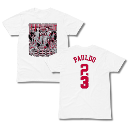 Twin Back Court "Collage" Unisex T-shirt