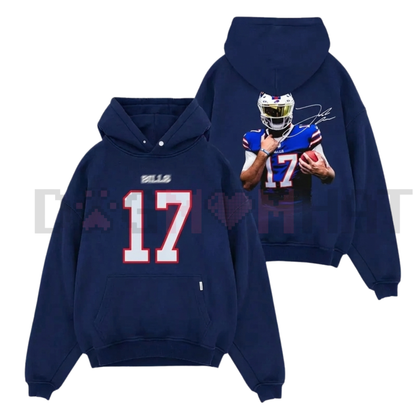 Bills Mafia Josh Allen #17 MVP Hoodie
