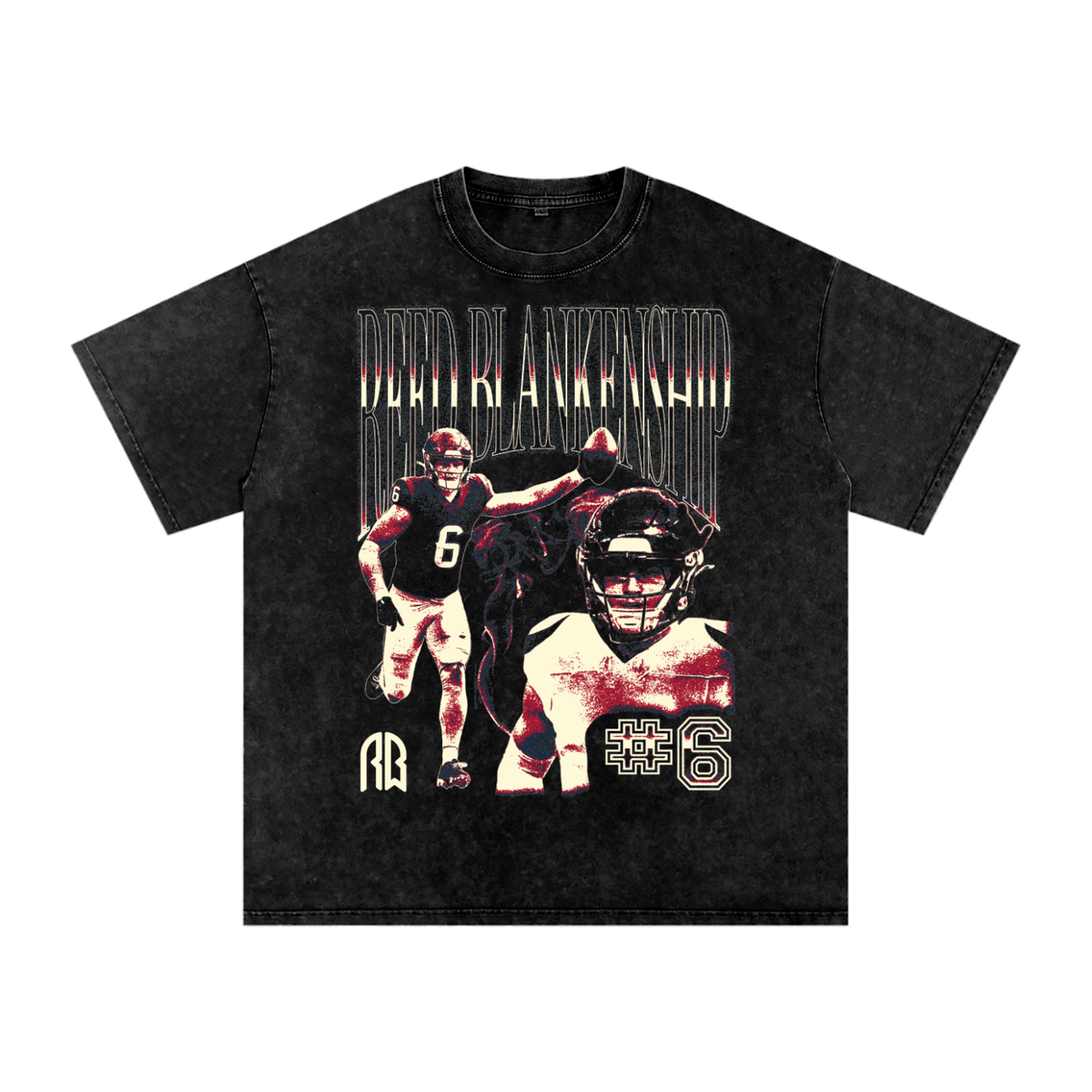 Reed Blankenship Vintage Oversized Washed T-Shirt