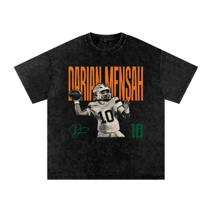Darian Mensah Halftone Oversized Washed T-Shirt