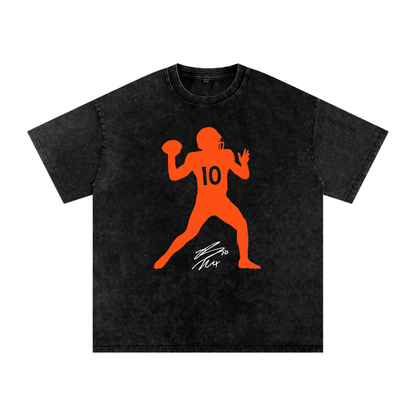 Bo Nix Silhouette Oversized Washed T-shirt