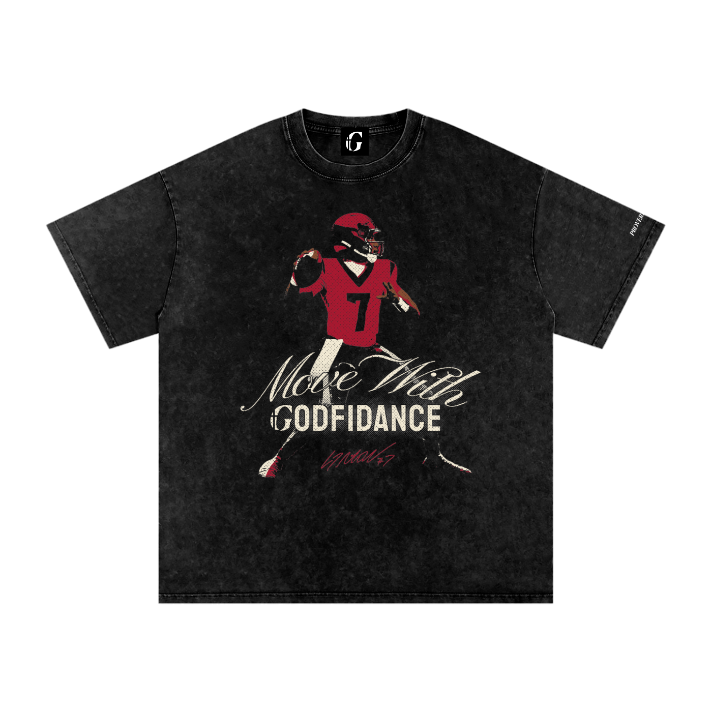CJ Stroud "Move With Godfidance" Boxy T-Shirt