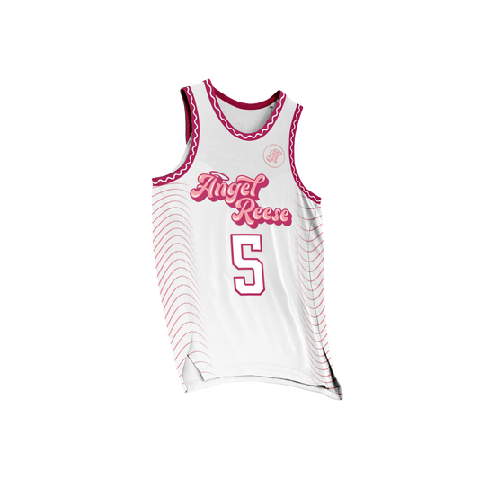 Angel Reese "Pink/White" Jersey