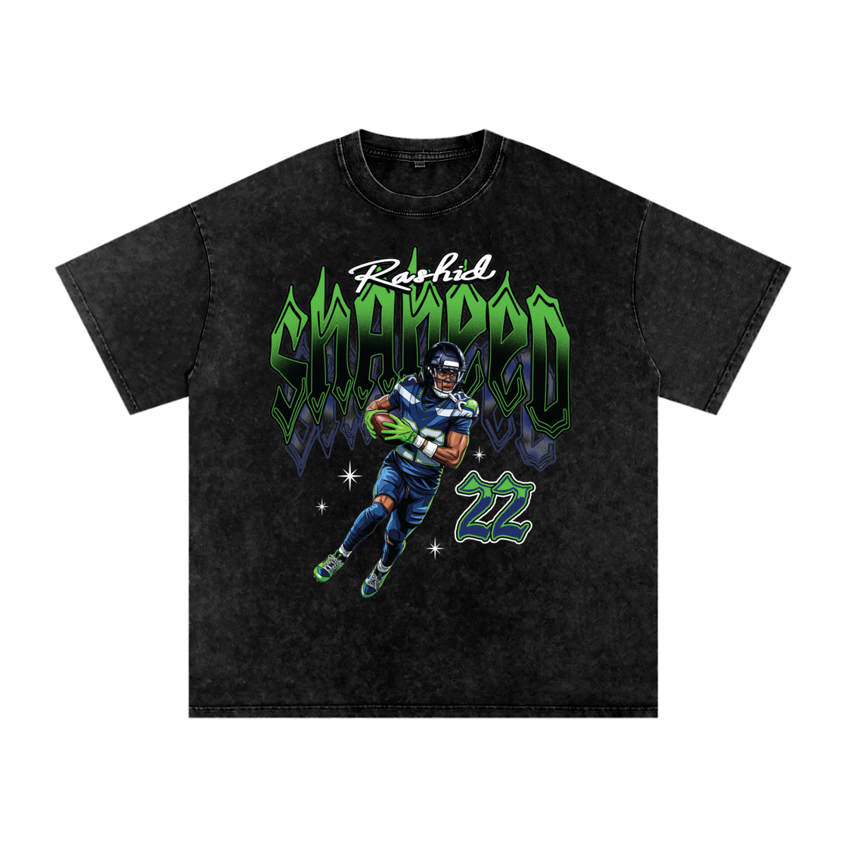 Rashid Shaheed "Illustration" Oversized Washed T-Shirt