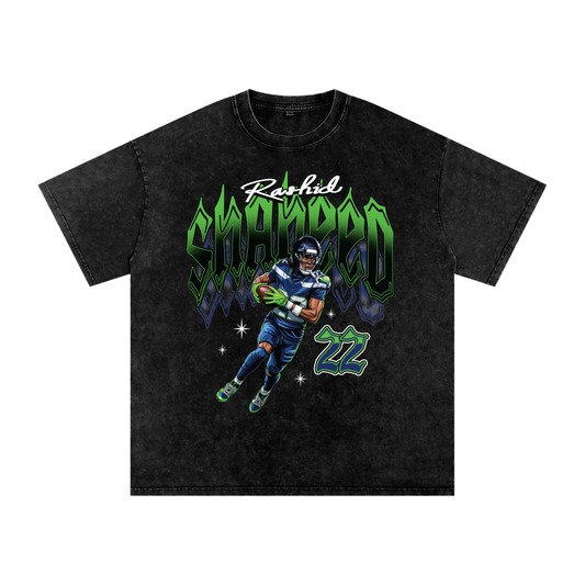Rashid Shaheed "Illustration" Oversized Washed T-Shirt