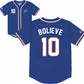 Bo Nix "Bolieve" Blue Short Sleeve Jersey
