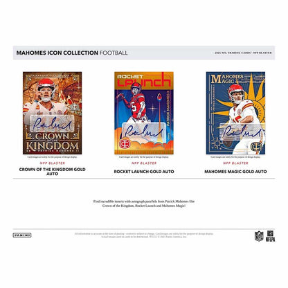 2025 Panini NFL Authentically Mahomes Icon Collection Blaster Box