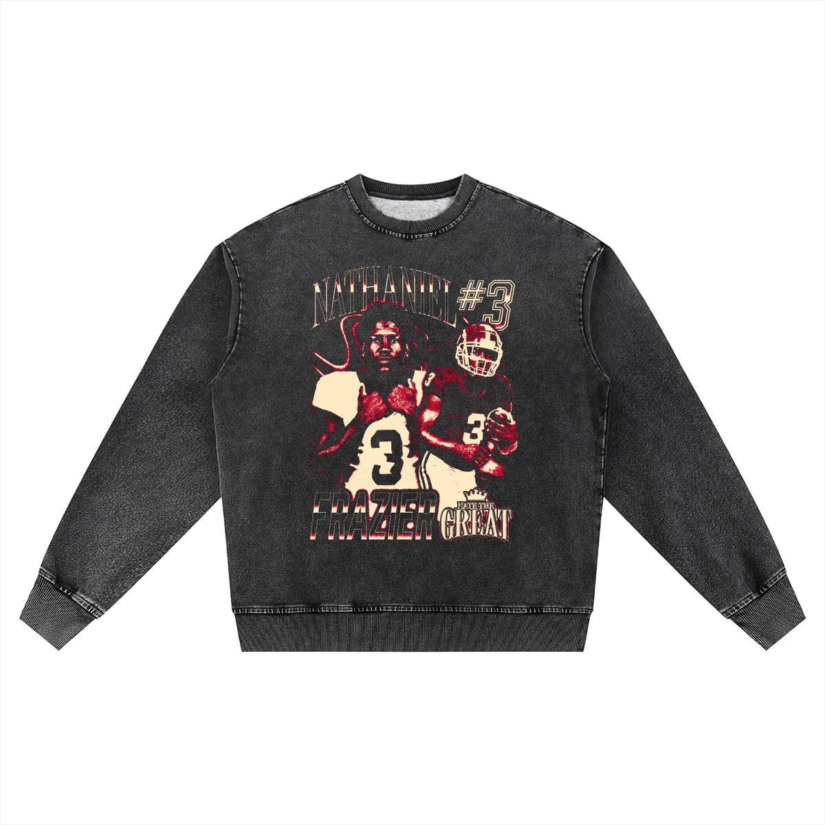Nate Frazier Vintage Oversized Washed Sweatshirt