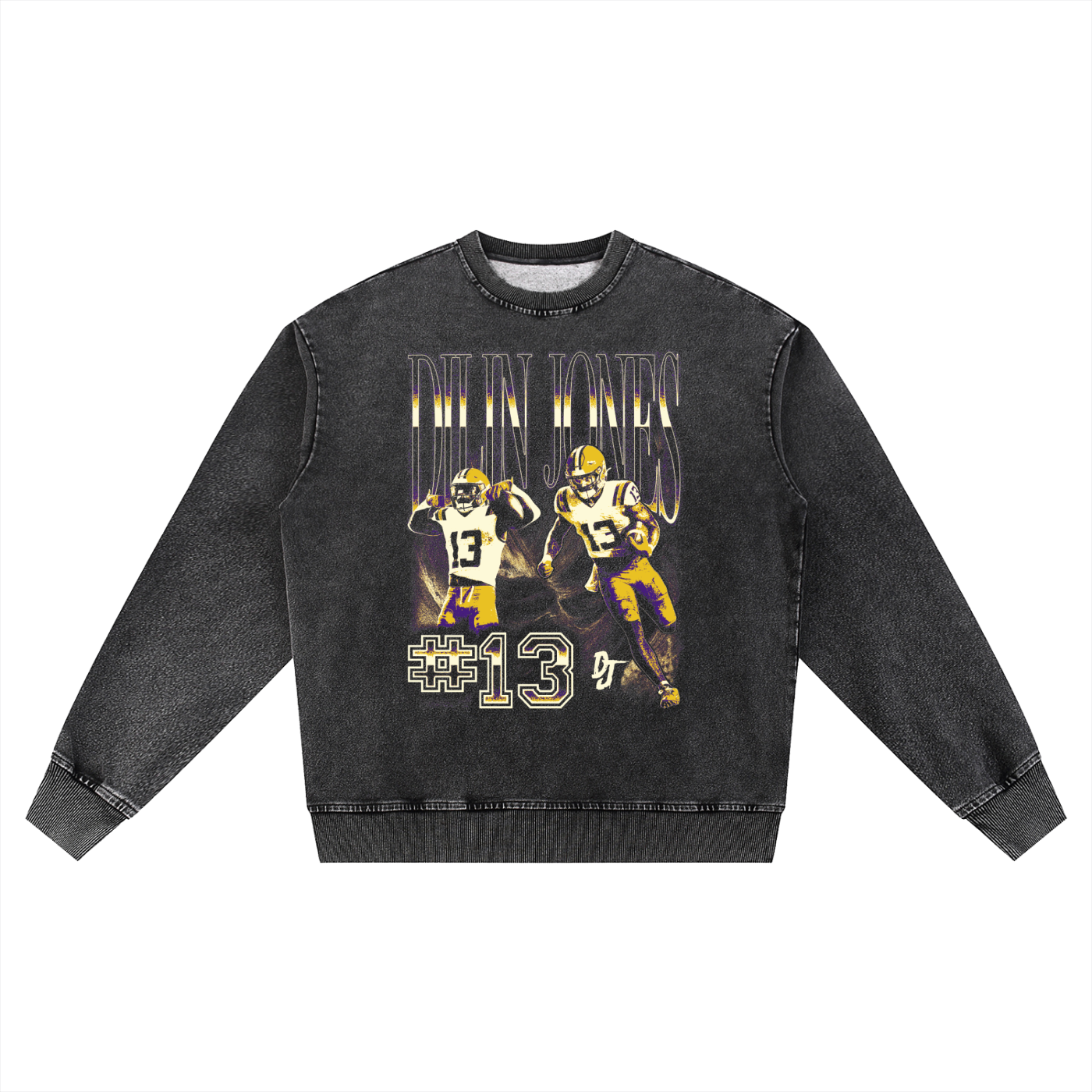 Dilin Jones Vintage Oversized Washed Sweatshirt