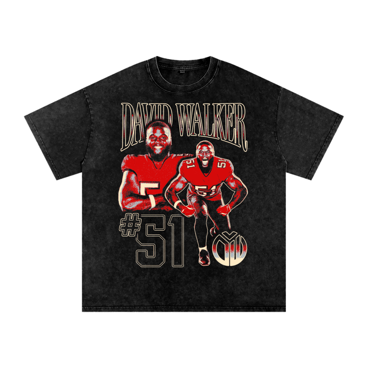 David Walker Vintage Oversized Washed T-Shirt