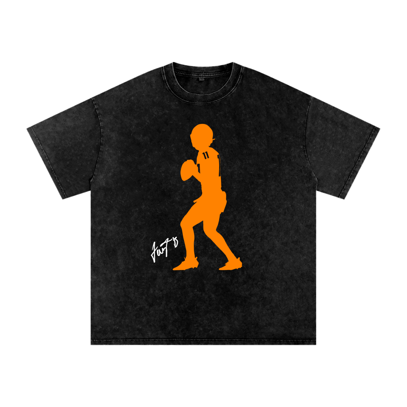 Faizon Brandon Silhouette Oversized Washed T-shirt