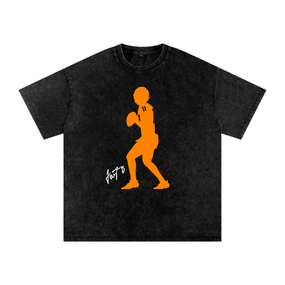 Faizon Brandon Silhouette Oversized Washed T-shirt
