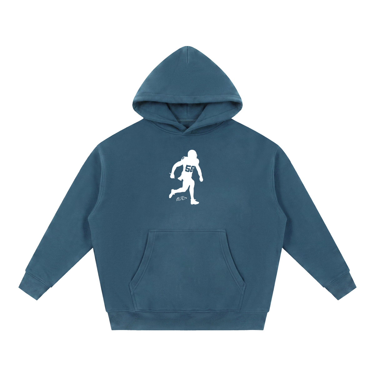 Bobby Okereke Silhouette Oversized Boxy Hoodie