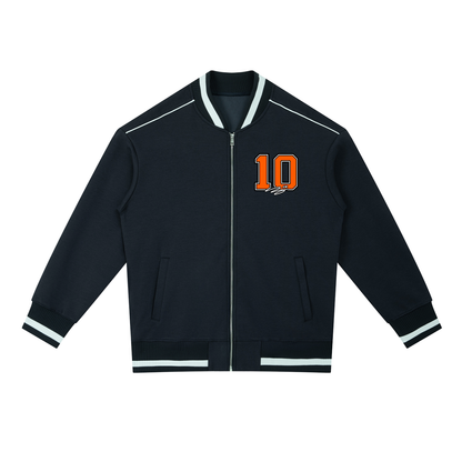 Bo Nix Signature Number Bomber Jacket