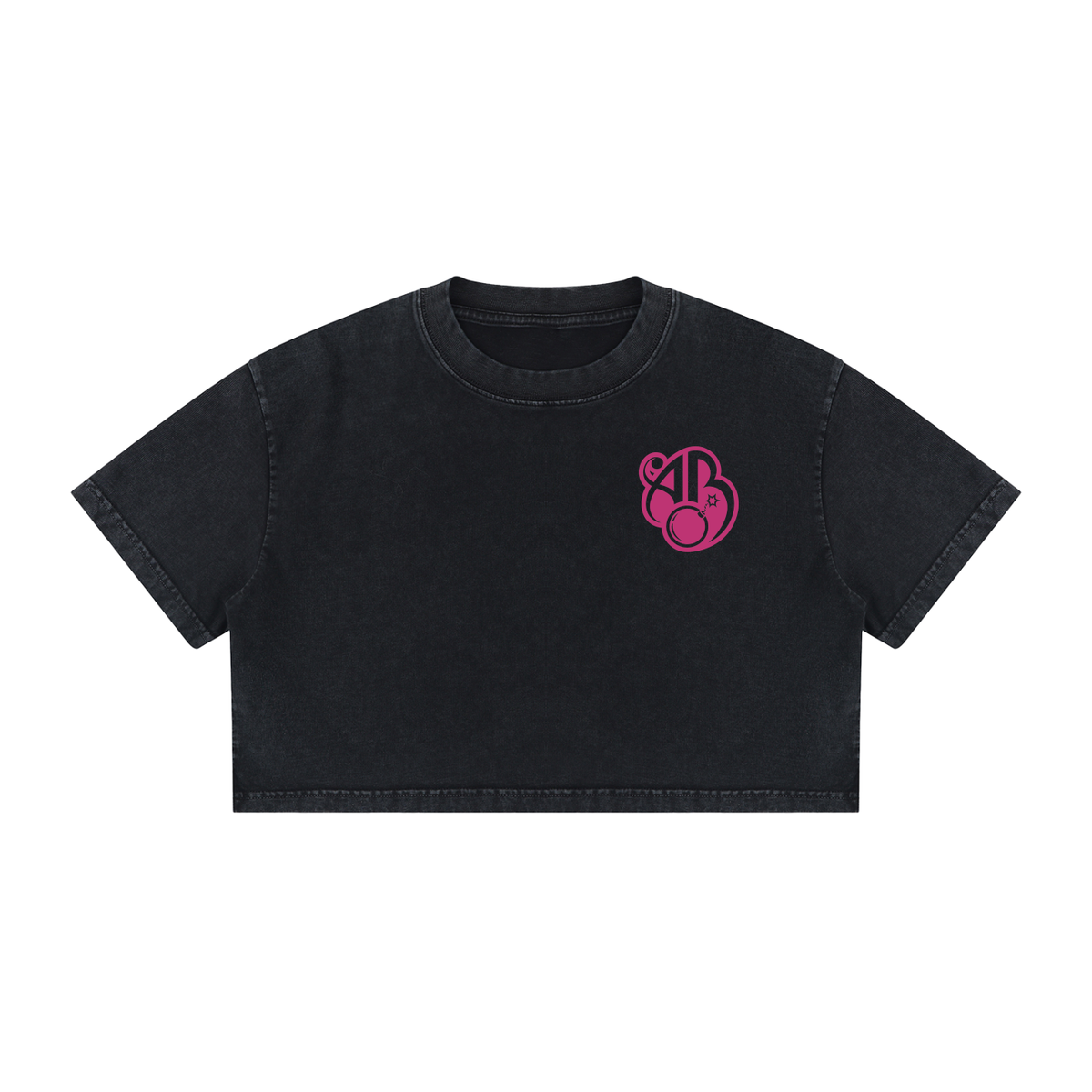 Alycia Baumgardner Logo Jersey Cropped T-shirt