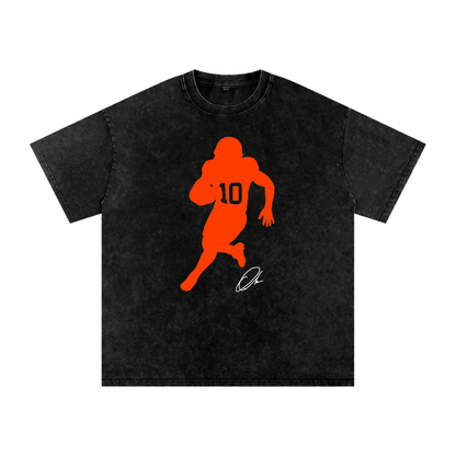 Quinshon Judkins Silhouette Oversized Washed T-shirt