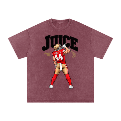 Kyle Juszczyk "Juice Pose" Washed Boxy T-shirt