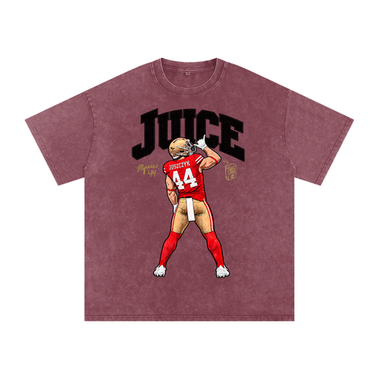 Kyle Juszczyk "Juice Pose" Washed Boxy T-shirt