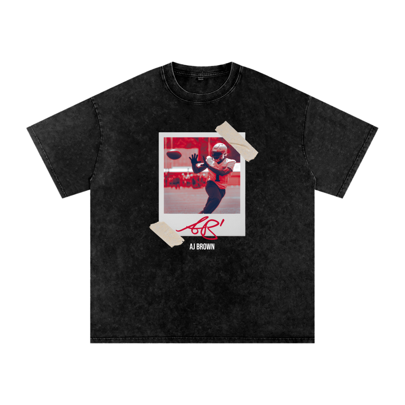AJ Brown "Polaroid" Boxy T-Shirt